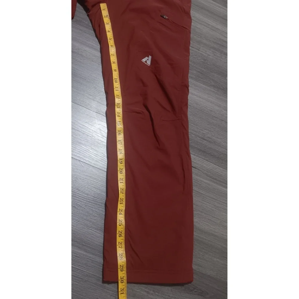 Eddie Bauer First Ascent Men's Burnt Orange‎ Fleece Lined Cargo Pants Size 38x32